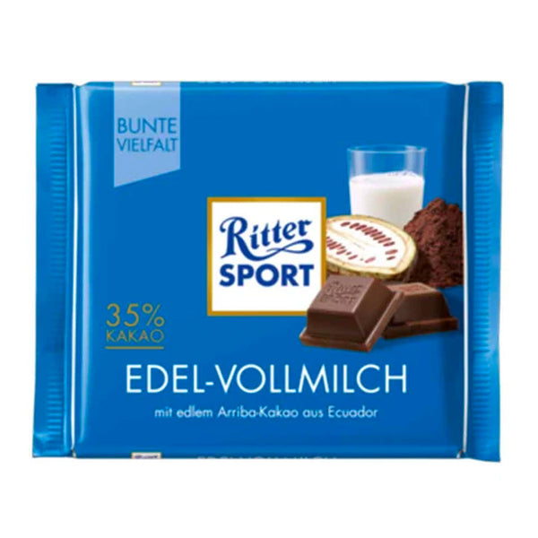 Ritter Sport 35% Milk Chocolate, 3.5 oz (100 g)