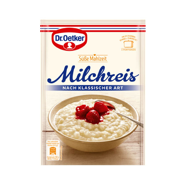 Dr. Oetker German Rice Pudding Mix Milchreis, 4.4 oz (125 g)