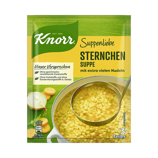 Knorr Suppenliebe Vegetable Star Soup, 2.9 oz