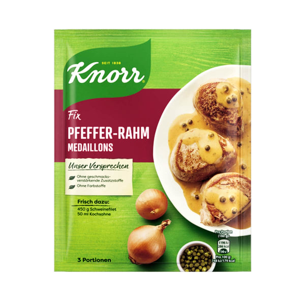 Knorr Fix Pepper Cream Sauce for Pork, 1.2 oz
