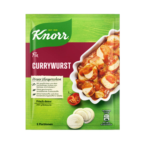 Knorr Fix Currywurst Sauce Mix, from Germany, 1.2 oz (36 g)