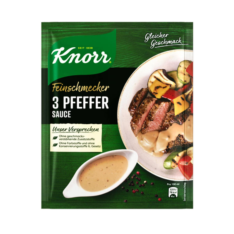 Knorr Feinschmecker Gourmet 3 Pepper Sauce, 1.4 oz