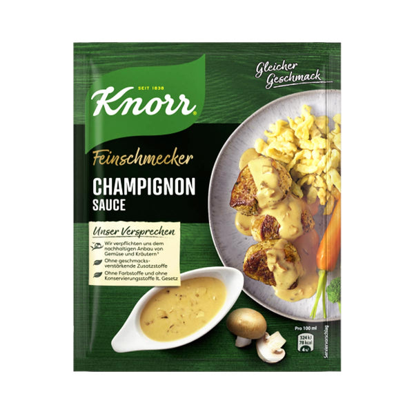 Knorr Feinschmecker Gourmet Champignon Mushroom Sauce, 1.3 oz