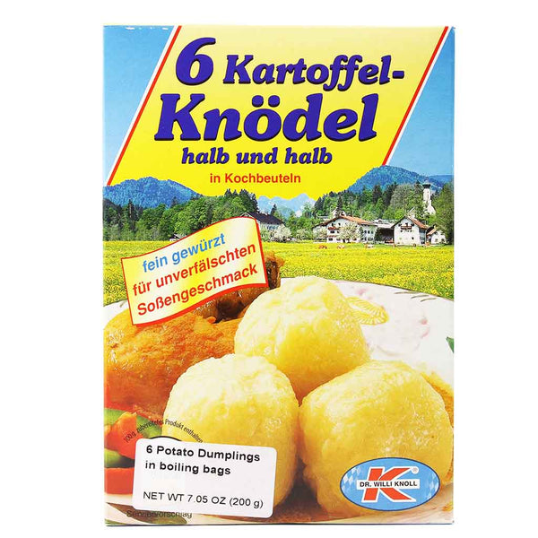 Dr. Knoll Potato Dumplings, Kartoffelknodel Halb und Halb, 7 oz (200 g)