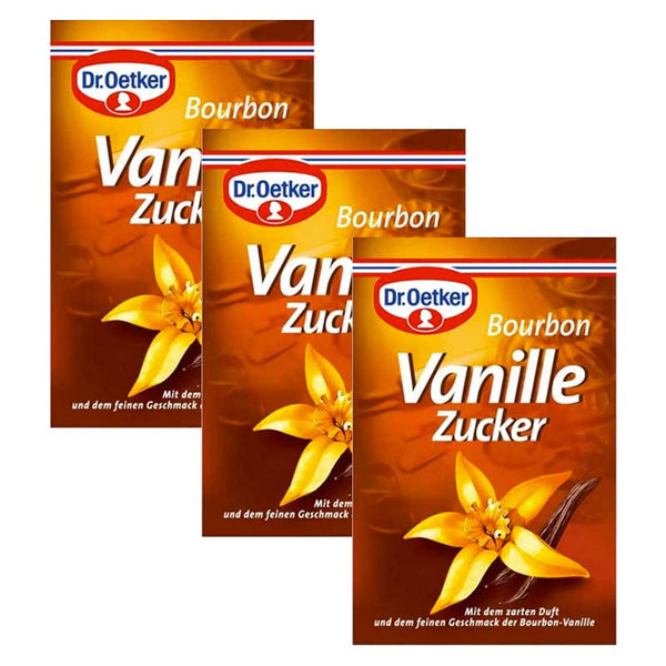 3-Pack Dr. Oetker Bourbon Vanilla Sugar (3 x 0.2 oz)