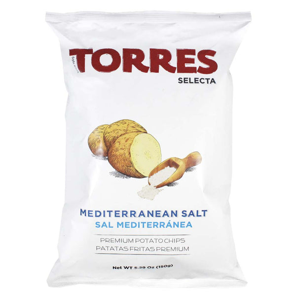 Torres Chips, Large with Mediterranean Salt, 5.29 oz (150 g)