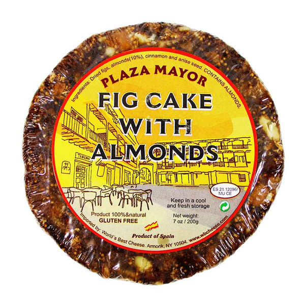 Spanish Fig Cake with Almonds by Plaza Mayor, 7 oz (200 g)