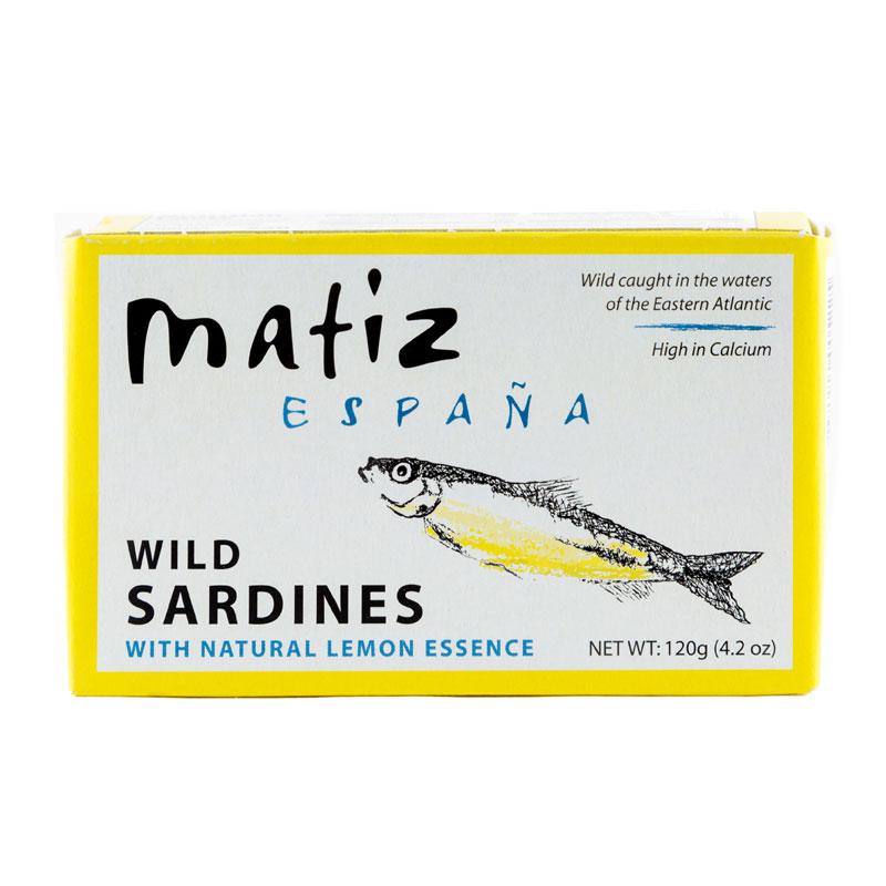 Matiz Wild Sardines with Lemon, 4.2 oz (120 g)