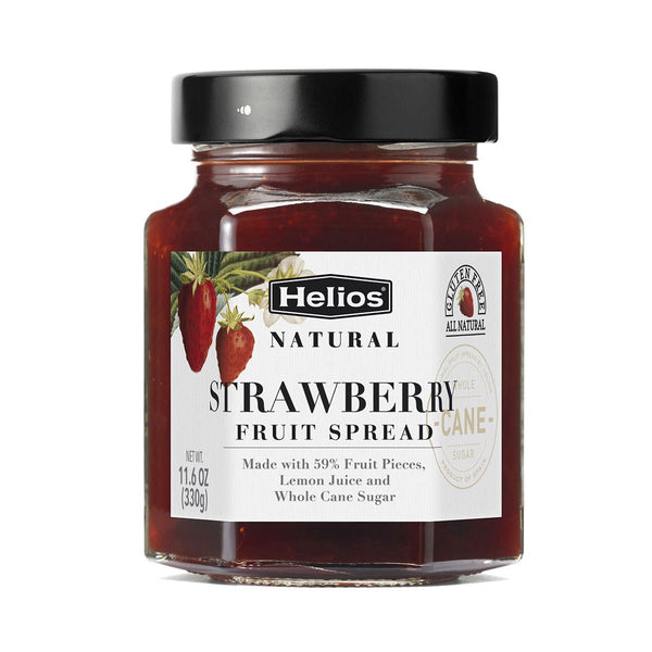 Spanish Strawberry Fruit Spread by Helios, Gluten Free, 11.6 oz (330 g)
