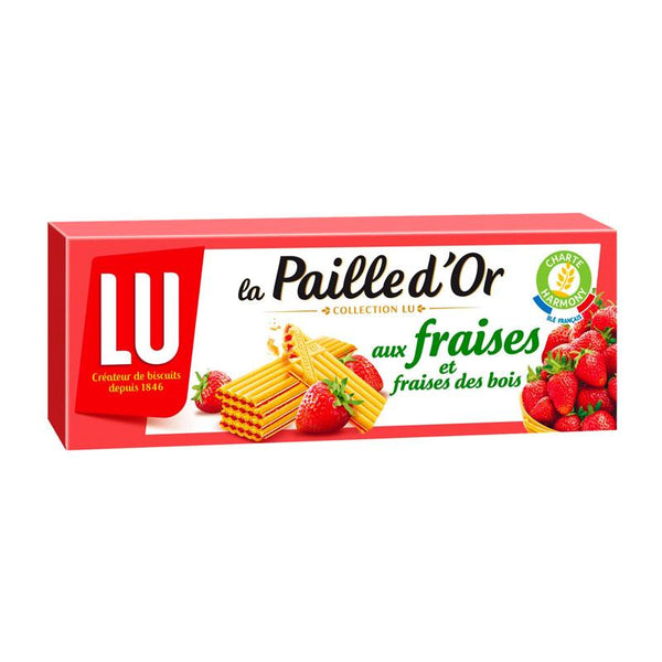 Lu Strawberry Barquette (120g) : Grocery & Gourmet Food 