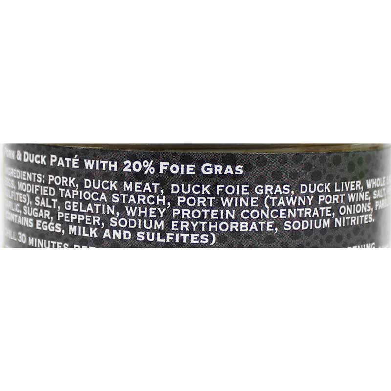 Rougie Perigord Pork and Duck Pate with 20% Foie Gras, 2.8 oz (80 g)