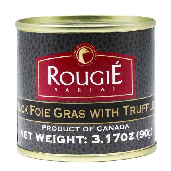 Rougie Duck Foie Gras with Truffles, 3.2 oz (90 g)