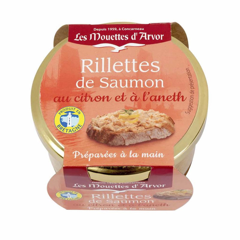 Mouettes d'Arvor  Salmon Rillettes with Lemon and Dill 4.4 oz (125 g)