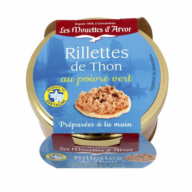 Mouettes d'Arvor Tuna Rillettes with Green Peppercorn 4.4 oz (125 g)