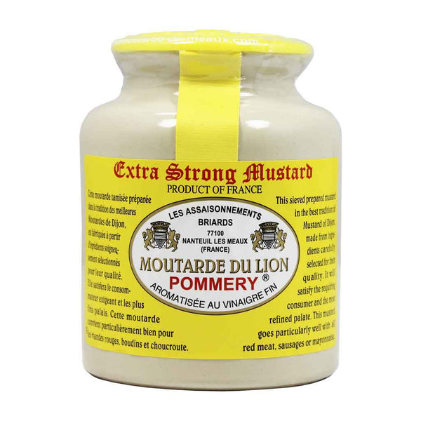 Pommery Lion's Mustard Extra Strong Dijon, 8.8 oz (250 g)