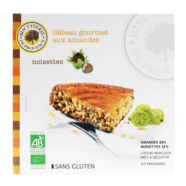 French Organic Hazelnut Almond Cake by Biscuiterie de Provence, 8 oz (225 g)