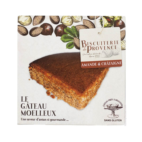French Flourless, Gluten Free Chestnut Cake by Biscuiterie de Provence, 8.5 oz (240 g)