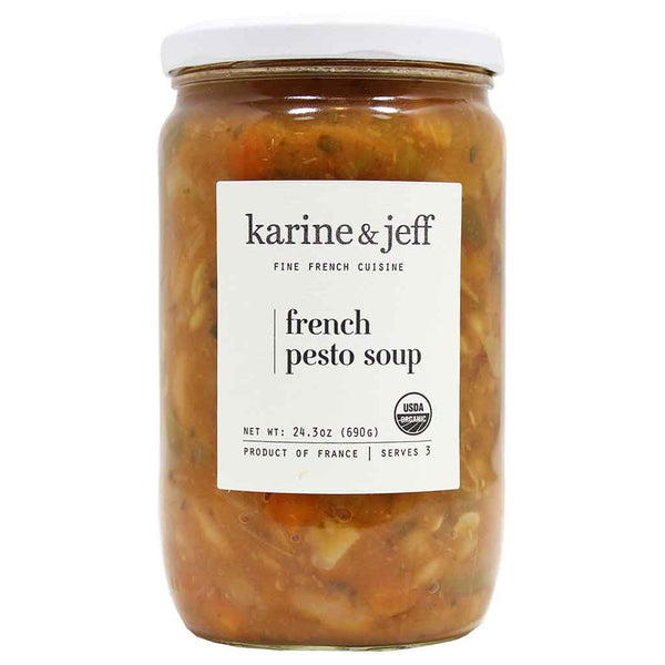 Karine & Jeff Organic French Pesto (Pistou) Soup, 24.3 oz (690 g)