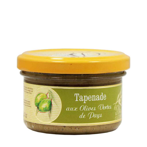 Delices du Luberon Green Olive Tapenade 3.1 oz. (90 g)