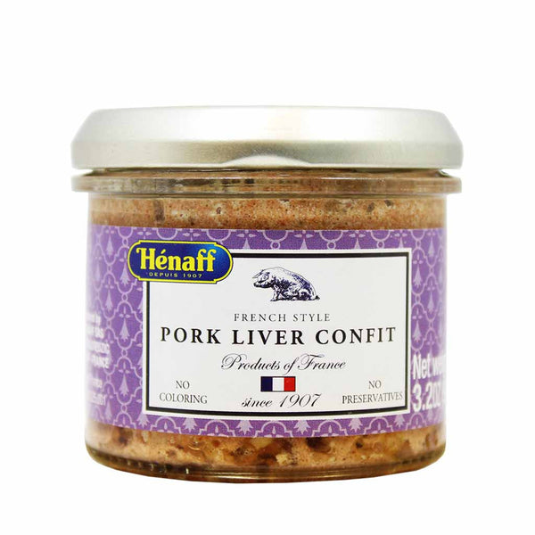 Henaff French Pork Liver Confit, 3.2 oz (90g)