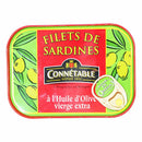 Connetable Sardine Fillets in Premium Extra Virgin Olive Oil 3.5 oz. (100g)