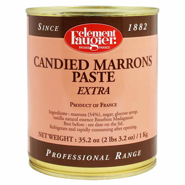 French Candied Chestnut Paste by Clement Faugier, 35.2 oz (1 kg)