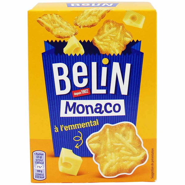 Belin French Crackers with Emmental Cheese, 3.5 oz (100g)