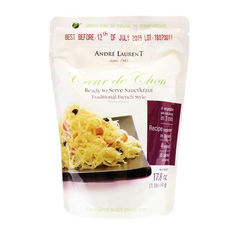Andre Laurent - Traditional French Style Sauerkraut, 17.8 oz.