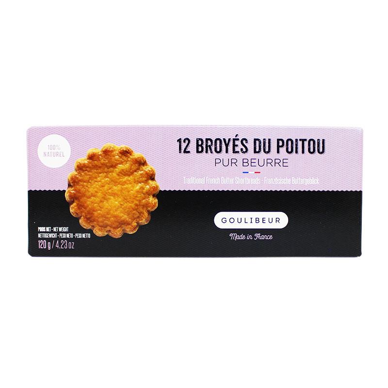 Goulibeur Broye du Poitou Pure Butter Shortbreads, 4.2 oz (120 g)