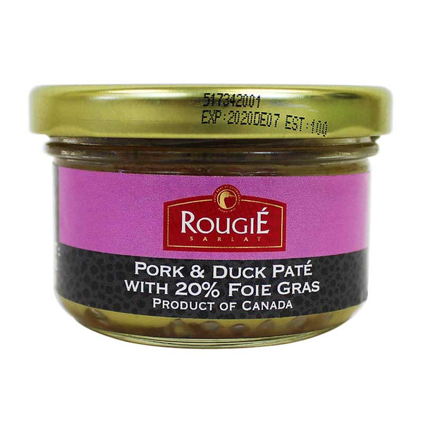 Rougie Perigord Pork and Duck Pate with 20% Foie Gras, 2.8 oz (80 g)