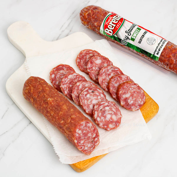 Fratelli Beretta Dry Sweet Salame, 8 oz (227 g) Refrigerate After Opening