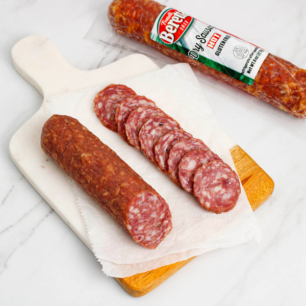Fratelli Beretta Dry Hot Salame, 8 oz (227 g) Refrigerate After Opening