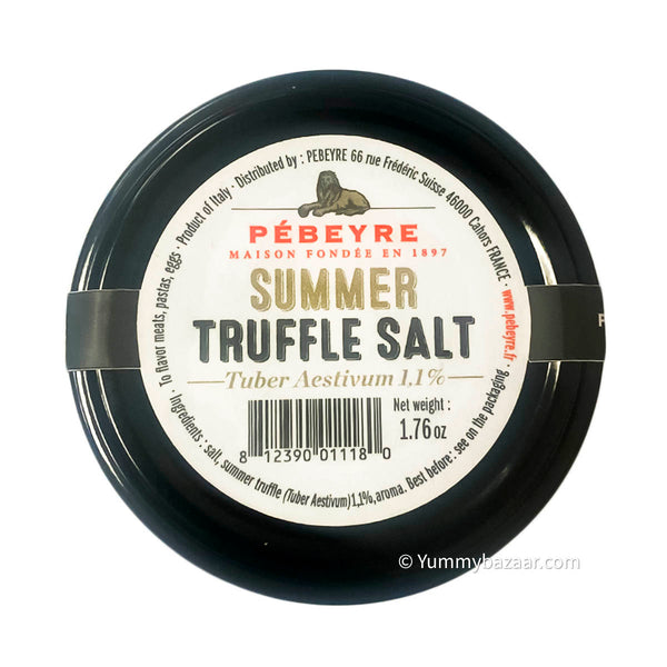 French Summer Truffle Salt by Pebeyre, 1.76 oz (50 g)