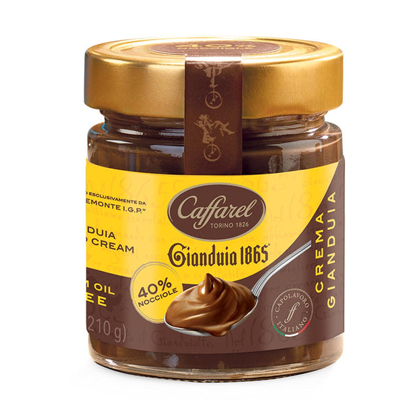 Caffarel Gianduia Cream with IGP Piedmont Hazelnut 7.4 oz (210 g)