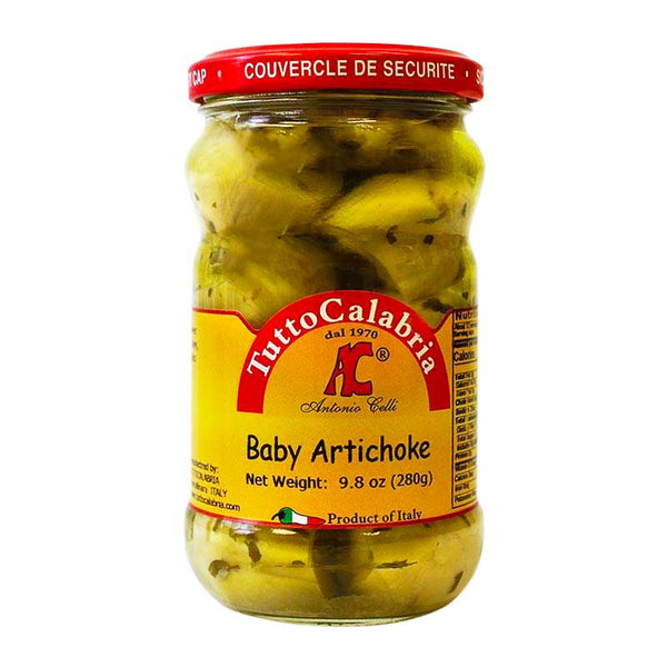Tutto Calabria Pickled Baby Artichokes, 9.8 oz (280 g)