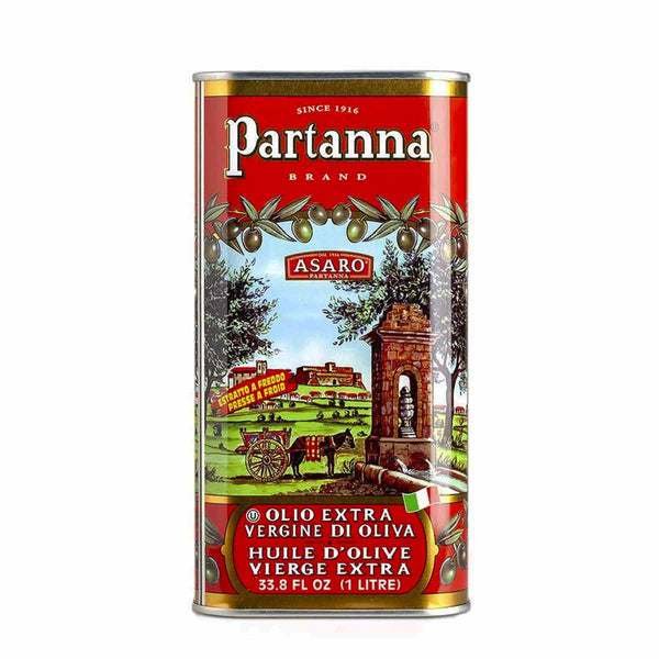 Partanna Tin Extra Virgin Olive Oil, 34 fl oz (1L)