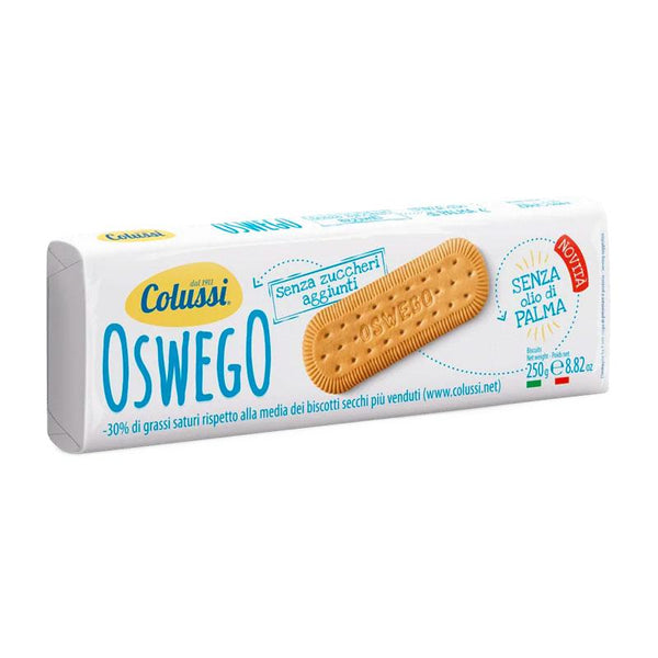 Colussi No Added Sugar Oswego Cookies, 8.8 oz (250 g)