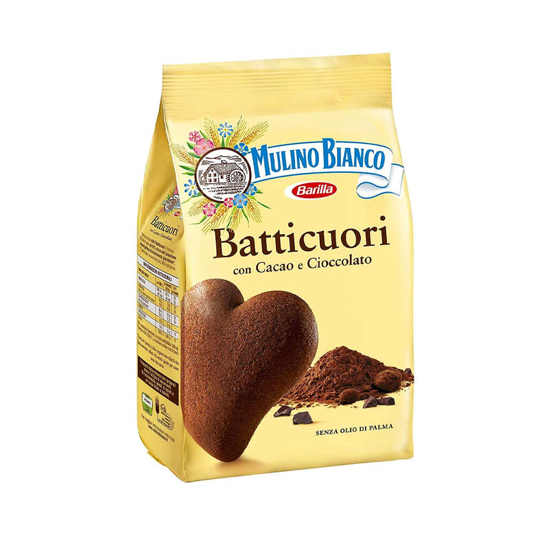 Mulino Bianco Batticuori Chocolate Cookies, 12.3 oz. (348g)