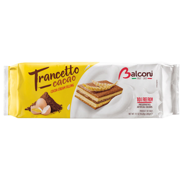 Balconi Trancetto Cocoa Snack Cakes, 9.9 oz (280g)