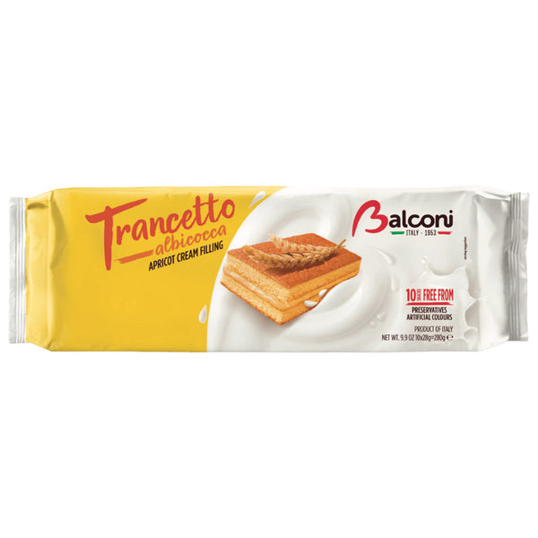 Balconi Trancetto Apricot Snack Cakes 9.9 oz. (280g)