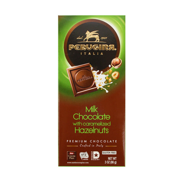 Perugina Milk Chocolate Bar with Caramelized Hazelnuts, 3 oz (86 g)