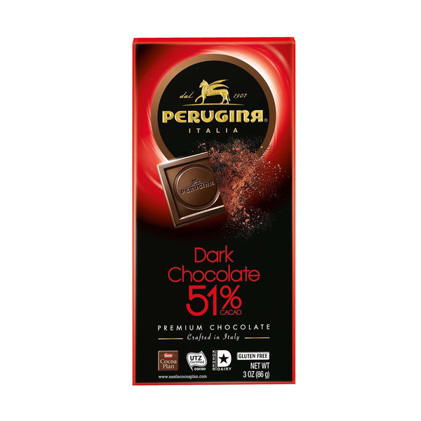 Perugina Dark Chocolate 51% Cacao Bar 3 oz (86 g)