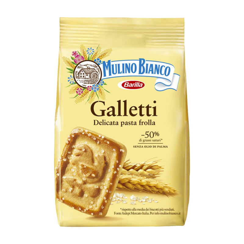 Mulino Bianco Galletti Biscuits Family Size, 28.2 oz (800g)