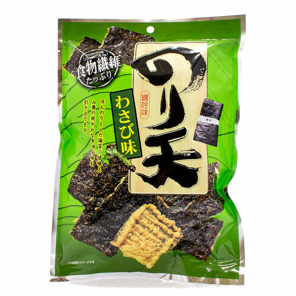 Japanese Wasabi Crackers with Seaweed Noriten by Daiko, 2.7 oz (76 g)