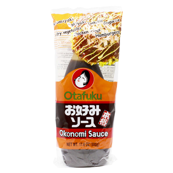Okonomiyaki Sauce for Japanese Pancake by Otafuku, 17.6 oz (500 g)