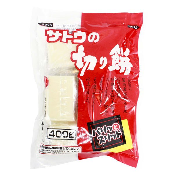 Kiri Mochi Japanese Rice Cake by Sato Foods 14 oz. (400g)