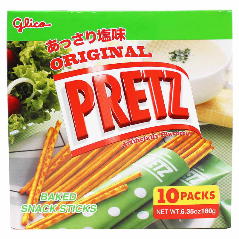 Glico Pretz Original Baked Snack Sticks, 6.3 oz (180 g)