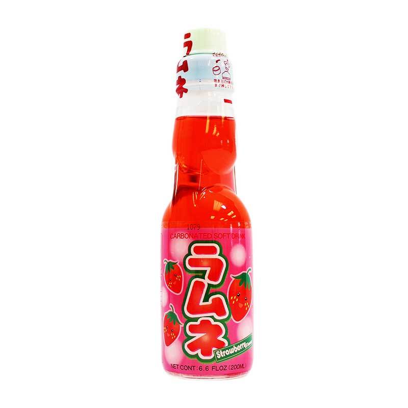 Ramune - Strawberry Soda 6.6 oz (200 ml)