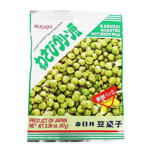 Kasugai Roasted Hot Green Peas, 2.36 oz (67g)