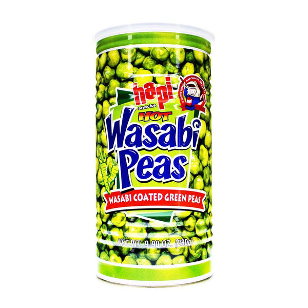 Hot Wasabi Peas in Can by Hapi, 9.9 oz (280 g)